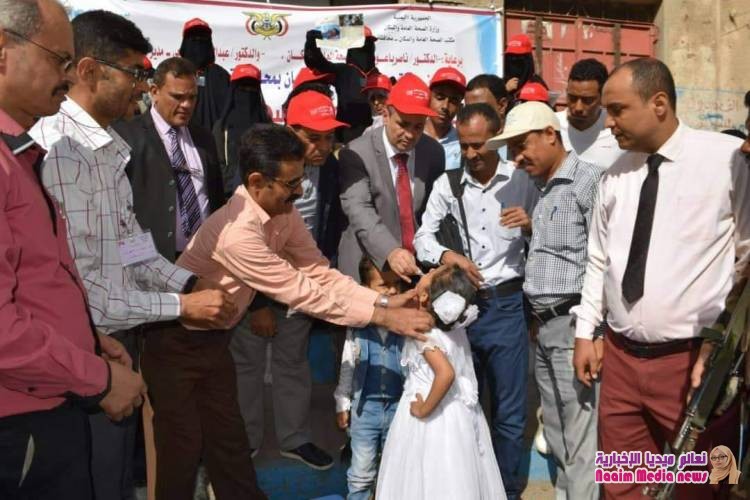 وكيل أول المحافظة يدشن الحملة الطارئة للتطعيم ضد وباء الكوليرا