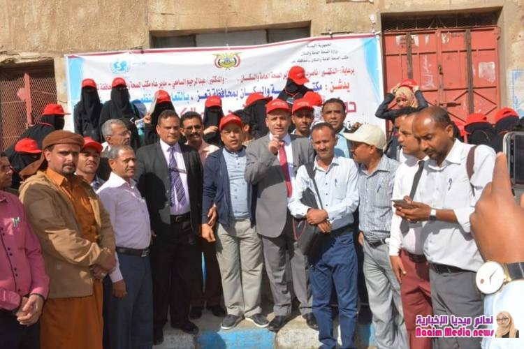 وكيل أول المحافظة يدشن الحملة الطارئة للتطعيم ضد وباء الكوليرا