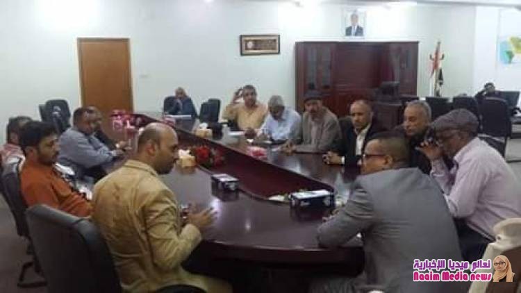 مدير عام مديرية صالة يشارك في إجتماع مدراء عموم  مديريات  المدينة  برئاسة الوكيل جامل 