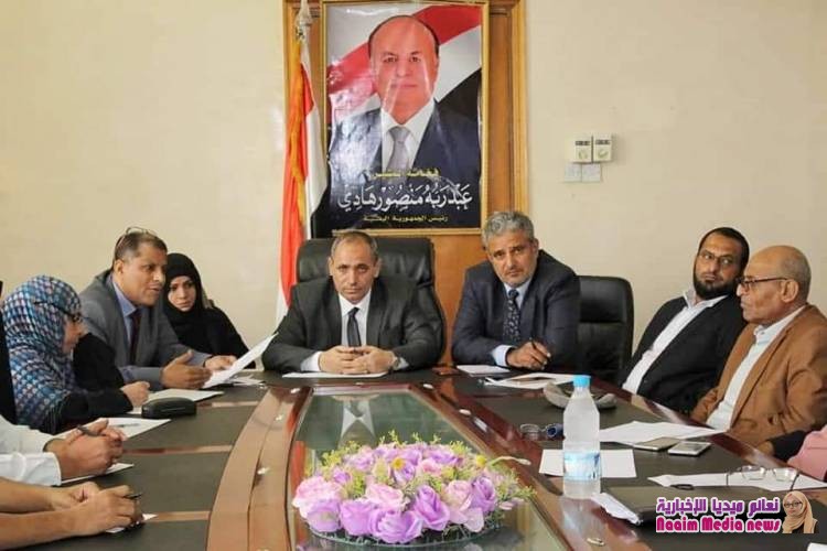 وكيل اول المحافظة يرأس إجتماع لمدراء المكاتب التنفيذية بالمحافظة