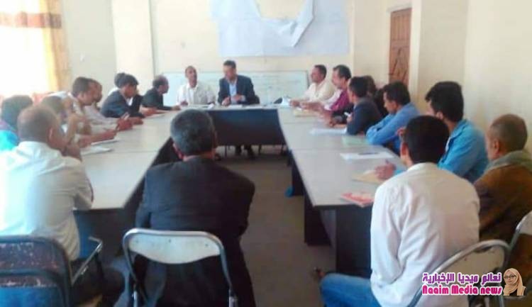 تنفيذي المعافر يعقد إجتماعه الدوري لشهر فبراير و يستعرض خطة الإستجابة الإنسانية للعام 2019 م