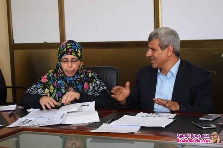 الوكيل جامل يناقش رؤية اعادة تشكيل الهيكل التنظيمي لصندوق النظافة والتحسين