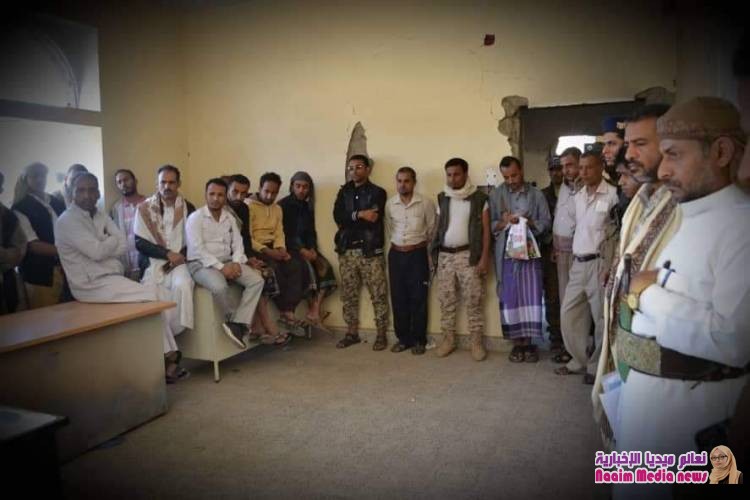 اللجنة الأمنية المكلفة لمنع إطلاق النار في الأعراس تواصل أعمالها بزيارة لشرطة مديرية صالة وتلتقي بمدراء الأقسام وعقال المديرية 