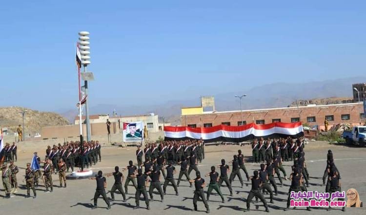 تعز تتزين ابتهاجا بتخرج الدفعة الثالثة من مجندي قوات شرطة تعز
