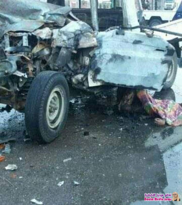 احتراق طقم عسكري ومصرع سائقه إثر حادث مروري مروع بعدن