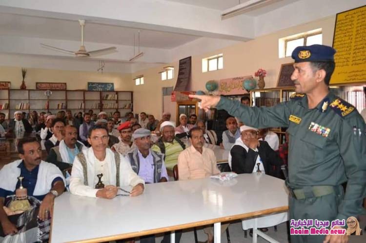 لقائات متواصله للجنه الأمنيه المكلفه لمنع ظاهره اطلاق النار في الأعراس