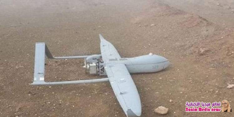 ‏اسقاط طائرة ذات تحكم الكترونى عن بـُعد تابعة لجماعة ‎الحوثى