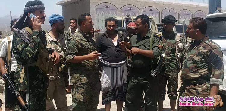 مدير عام امن وشرطة محافظة  الضالع يقوم بزيارة مفاجئة الى قسم شرطة الفاخر 