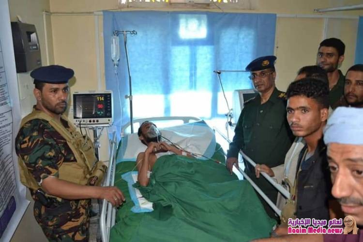 مدير عام شرطة تعز يزور جرحى الحملة الأمنية ويقوم بزيارات أخرى