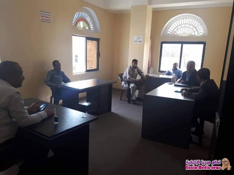 المكتب التنفيذي لمديرية ماوية يعقد إجتماعه الدوري لمنافشة خطة الإستجابة الطارئة