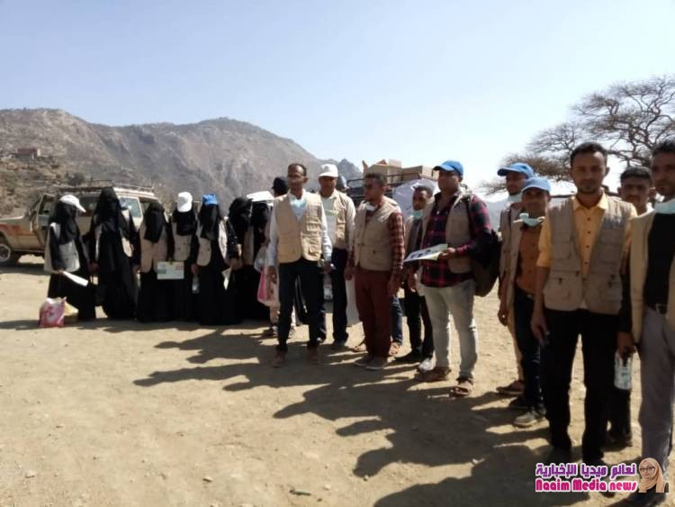 ضمن خطة الاستجابة الطارئة للحد من انتشار وباء الكوليرا..  مجلس الشباب العالمي اليمنIYCY يرسل فريقاً طبياً الى بلاد الوافي.
