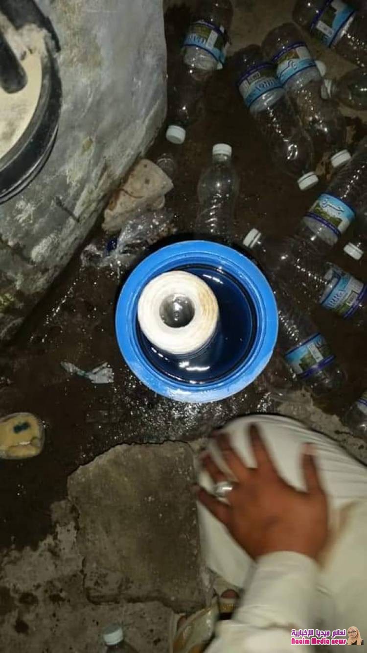 ضبط معمل مياه معدنية مغشوشة وسط مدينة تعز