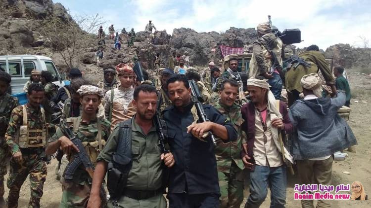 مدير امن محافظة الضالع يزور الخطوط الامامية لجبهة مريس ويتفقد الحالة الامنية بالمناطق المحررة 