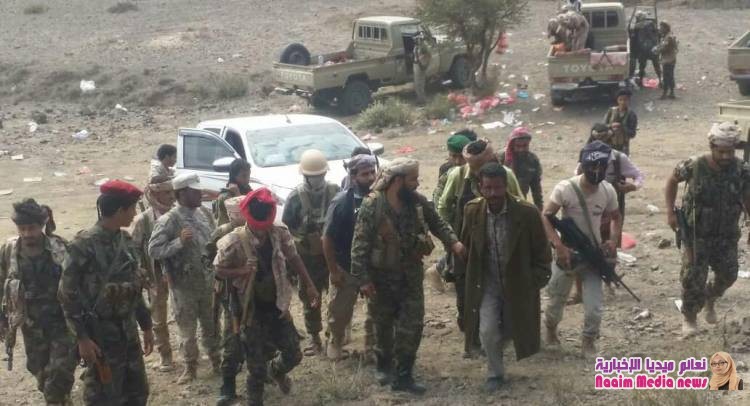 قائد قوات الامن الخاصة بالضالع يستقبل قيادي كبير في قوات العمالقة   بالساحل الغربي ويزورا جبهات القتال 