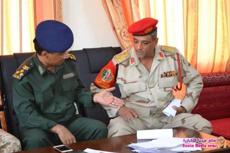 مدير عام شرطة محافظة تعز يلتقي بقائد الشرطة العسكرية ويناقشون القضايا الأمنية  