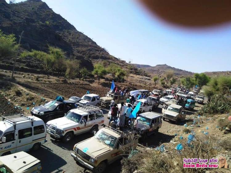 شاهد بالصور المسيرة الجماهيرية الحاشدة التي نظمه المؤتمر الشعبي العام صباح اليوم