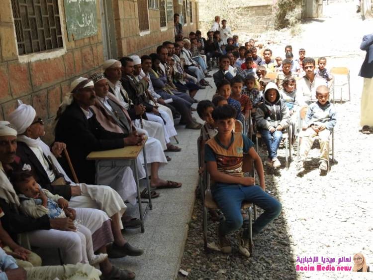 مكتب الأوقاف والإرشاد بتعز يقيم حفلا" تكريميا" لعددا" من حفاظ كتاب الله بمديرية جبل حبشي.