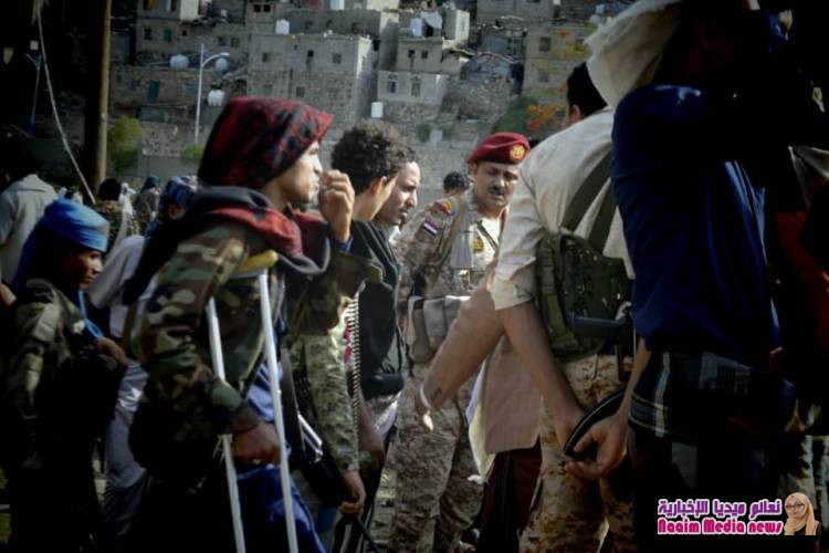 تشييع مهيب لجثامين أبطال الكتيبه الرابعه باللواء  170 د.ج