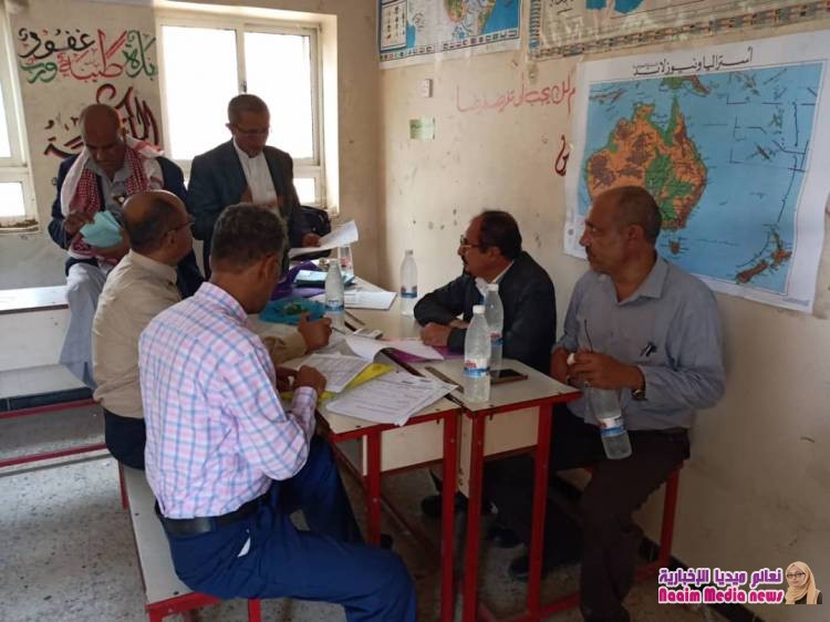 تدشين العملية الإختبارية للشهادة الثانوية العامة في مديرية جبل حبشي.