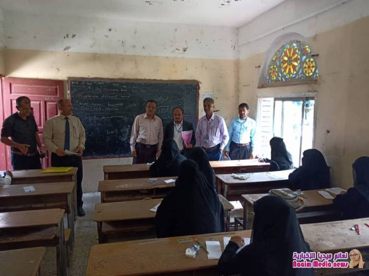 تدشين العملية الإختبارية للشهادة الثانوية العامة في مديرية جبل حبشي.