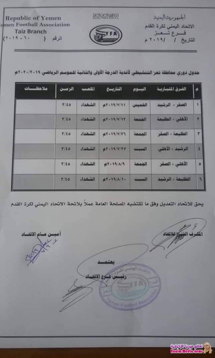 بعد اربع سنوات من التوقف القسري .. الدوري التنشيطي لكرة القدم يعاود نشاطه مجدداً من تعز