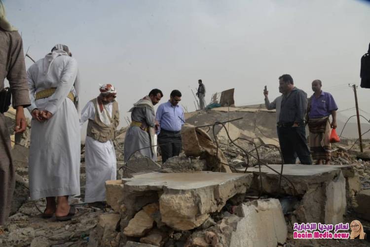 اللجنة الوطنية للتحقيق تعقد اجتماعا مع الفريق المشترك لتقييم الحوادث وتطلعه ميدانيا على عدد من وقائع قصف الطيران في بعض المناطق