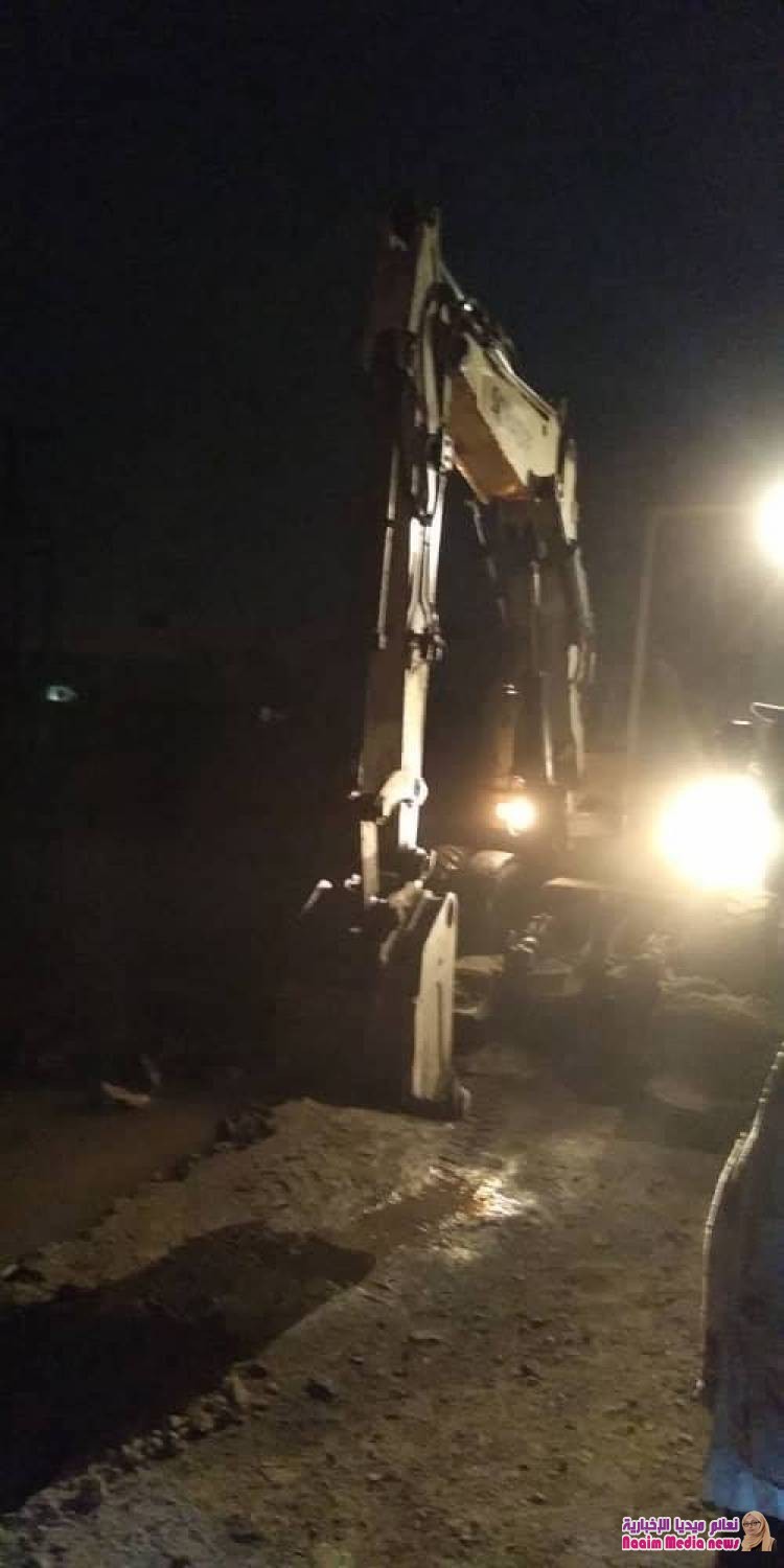 تفجر أنبوب مياه يوقف الكهرباء (وقائيا) في محطة شهيناز بعدن