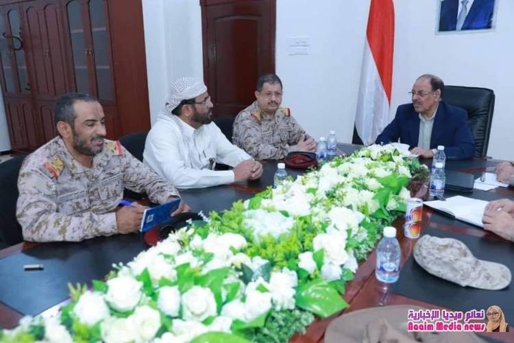 نائب رئيس الجمهورية يصل مأرب ويطلع على المستجدات الميدانية والعسكرية
