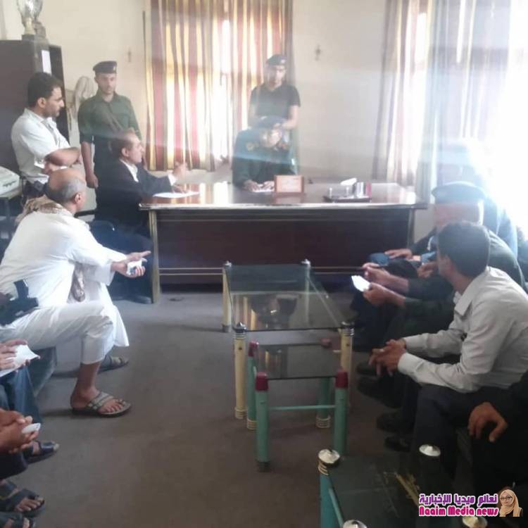 مدير عام شرطة محافظة تعز يتفقد مبنى البحث الجنائي  