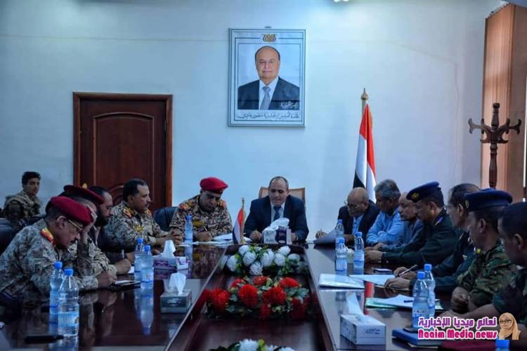 اجتماع مشترك للسلطة المحلية واللجنة الأمنية يشيد بحكمة القيادة السياسية ويقر عدد من الإجراءات الأمنية بالمحافظة