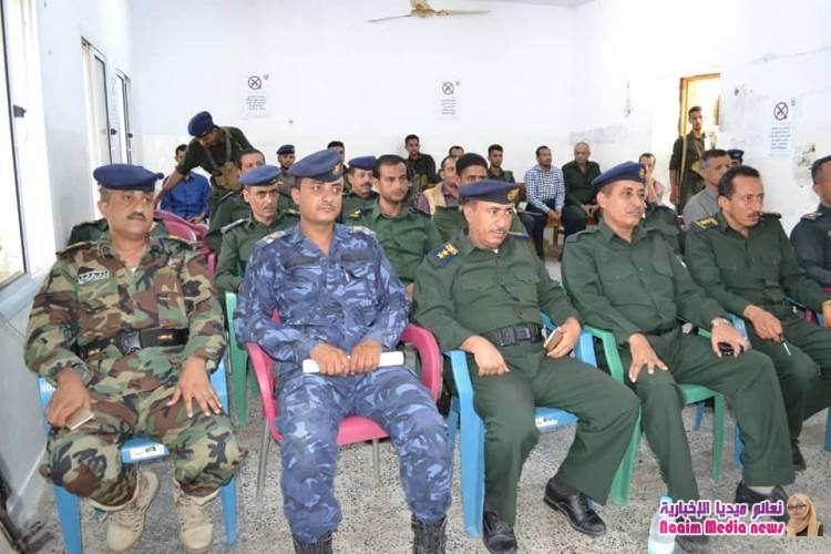 إنعقاد اللقاء الدوري لقيادة شرطة تعز لمناقشة الوضع الأمني