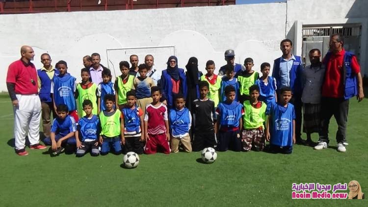 بدء الدوري الرياضي ضمن الاستجابه المجتمعيه لصندوق الاجتماعي بتعز