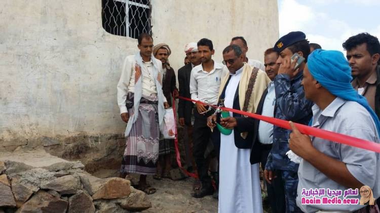 مدير عام مديرية جبل حبشي يطلع على عدداً من المشاريع ويفتتح وحدة صحية بعزلة الحقل.