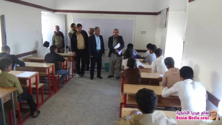 زيارة تفقديه لمراكز الامتحانات مشرعه وحدنان للنقيب