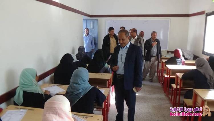 زيارة تفقديه لمراكز الامتحانات مشرعه وحدنان للنقيب