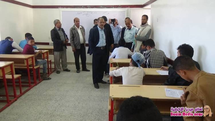زيارة تفقديه لمراكز الامتحانات مشرعه وحدنان للنقيب