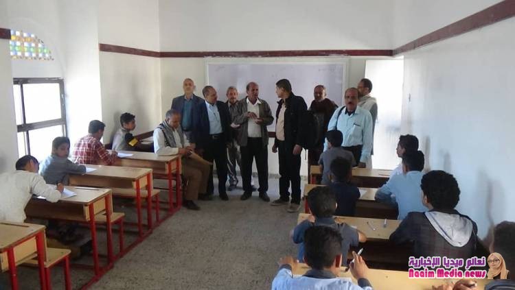 زيارة تفقديه لمراكز الامتحانات مشرعه وحدنان للنقيب