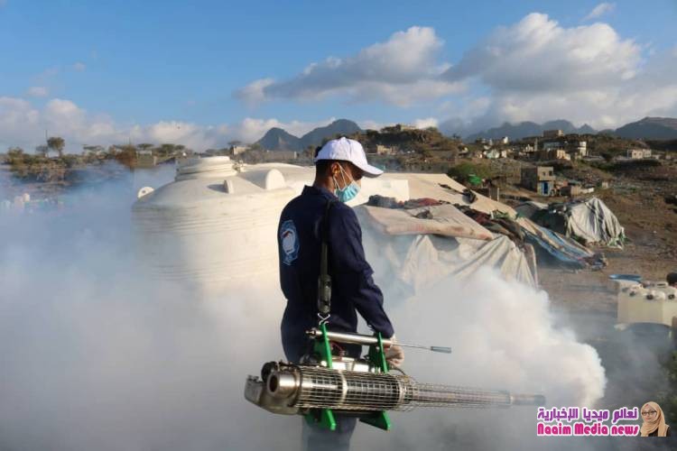 بحضور وكيل المحافظة الدكتور عبدالحكيم عون دشنت مؤسسة استجابه للأعمال الانسانية والاغاثية الحملة الاغاثية العاجلةلمكافحة الامراض الوبائية في اليمن