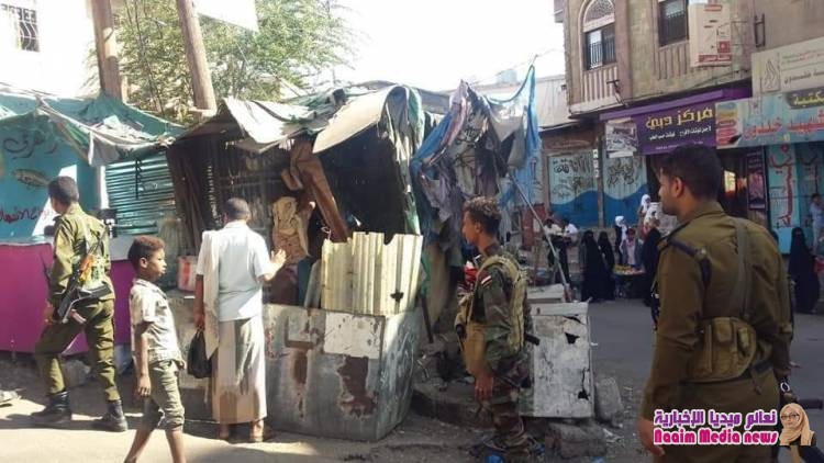 شاهد بالصور استمرار حملة إزالة العشوائيات المخالفة في المدينة