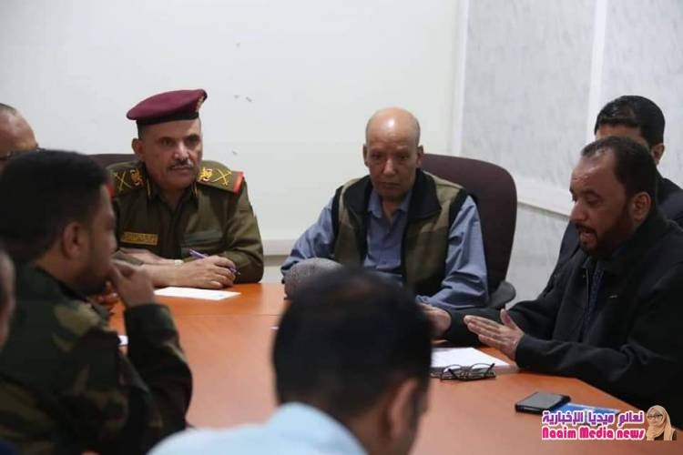 قائد محور تعز يرأس أول اجتماع للجنة الطبية الجديدة