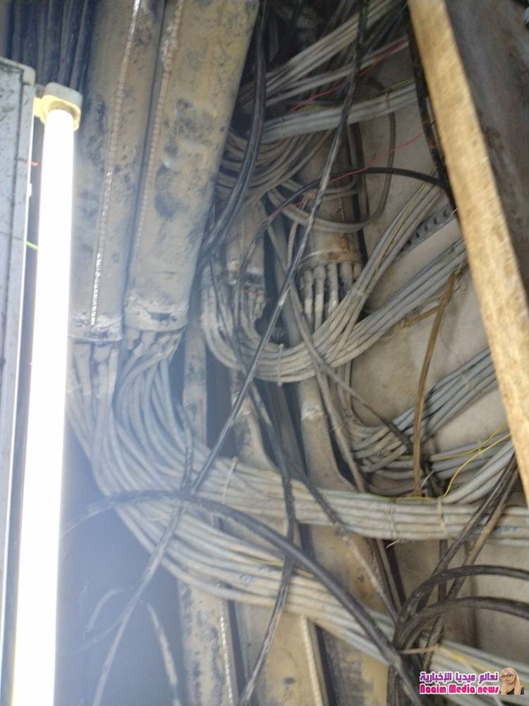 الشاجري يطلع على الأضرار التي تعرض لها سنترال خور مكسر بعد هطول الامطار وتدفق السيول