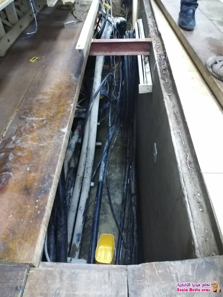 الشاجري يطلع على الأضرار التي تعرض لها سنترال خور مكسر بعد هطول الامطار وتدفق السيول