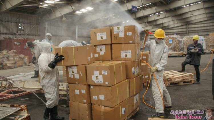 في إطار التعاون بين القطاعين العام والخاص... وصول الدفعة الأولى من شحنة الامدادات الطبية المقدمة من مجموعة هائل سعيد أنعم وشركاه ضمن المبادرة العالمية لمواجهة كوفيد19 في اليمن (IICY)