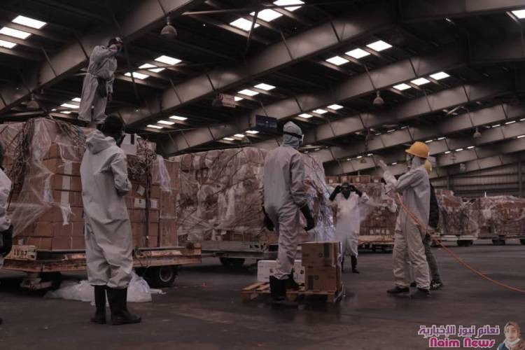 استكمال شحنة الامدادات الطبية المقدمة من مجموعة هائل سعيد أنعم وشركاه