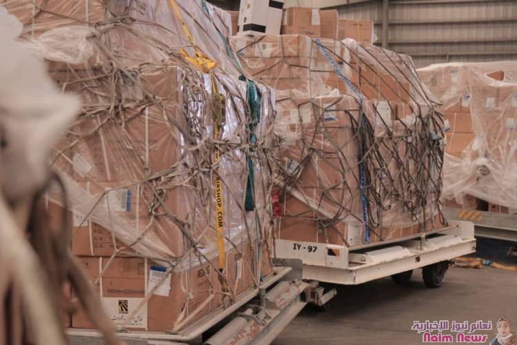 استكمال شحنة الامدادات الطبية المقدمة من مجموعة هائل سعيد أنعم وشركاه