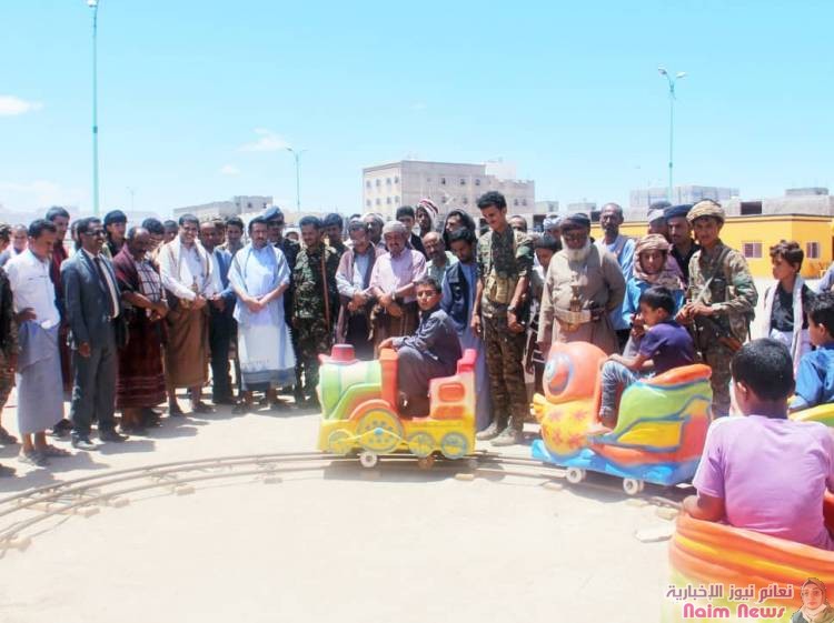 محافظ شبوة يفتتح اول اكاديمية رياضية وحديقة مركزية في مدينة عتق .