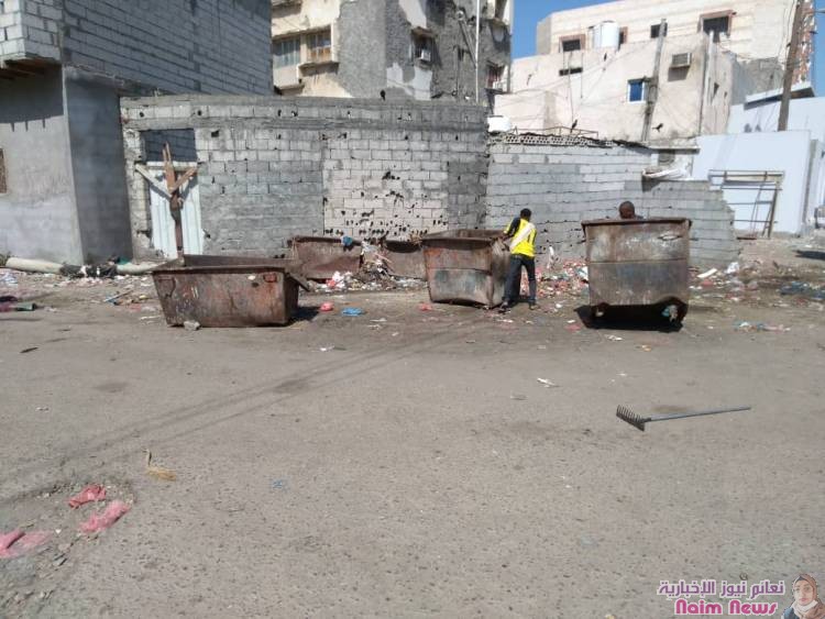 صور ل حملة نظافة شاملة لرفع القمامة ومخلفات الاضاحي بخور مكسر