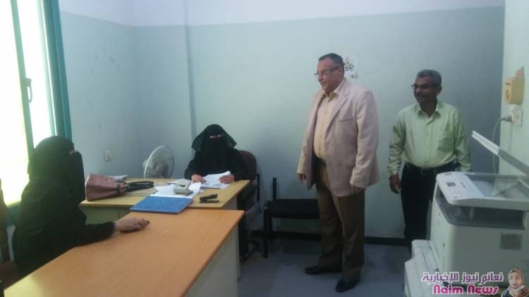 مدير عام.المنصوره يطمئن على مستوى الحضور للدوام بعد انقضاء اجازة العيد