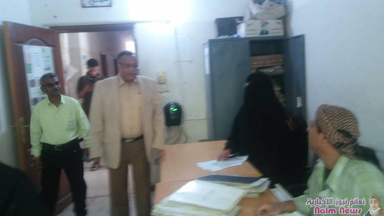 مدير عام.المنصوره يطمئن على مستوى الحضور للدوام بعد انقضاء اجازة العيد