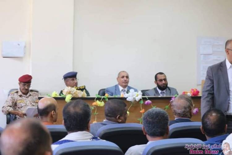 وكيل اول محافظة تعز يترأس اجتماعا بمدراء عموم مديريات المحافظة في مدينة التربة